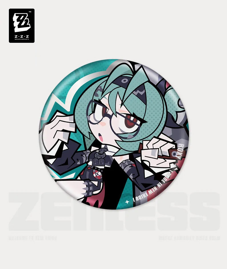 Zenless Zone Zero Ridu Series Flint Workshop Chibi Badge