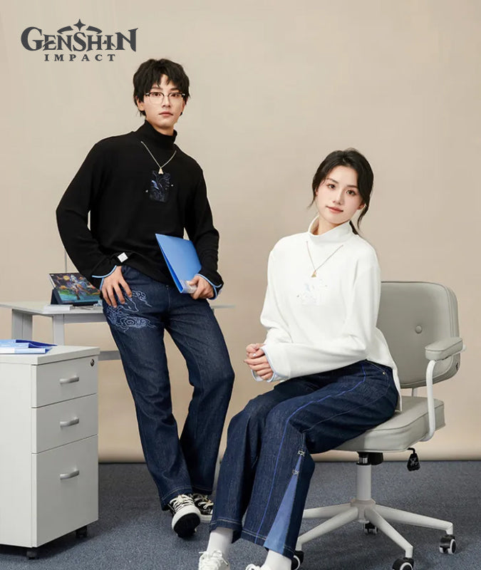 [Official Merchandise] Ganyu Theme Clothing Impression Series Jeans