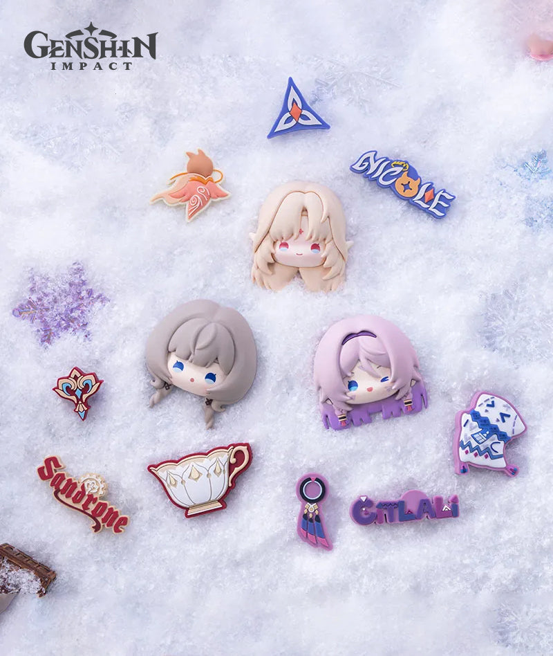 Genshin Impact Aurora Party DIY Soft PVC Charm Kit