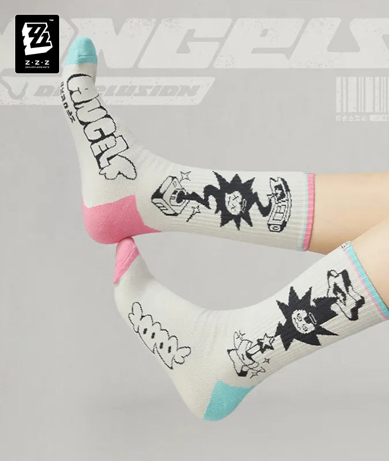 [Official Merch] Zenless Zone Zero Angels of Delusion Sock Set / 3 Pairs