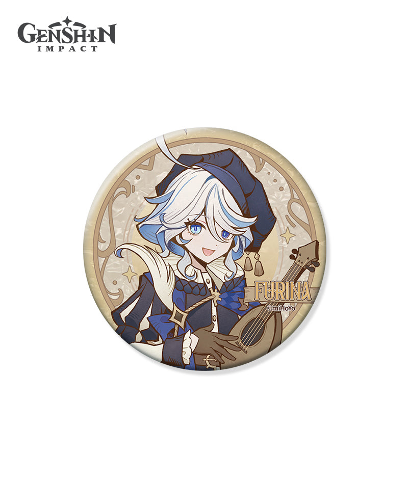 [Official Merchandise] Genshin Impact Clorinde Shadow Hunting Merch: Badge, Stand, Fridge Magnet
