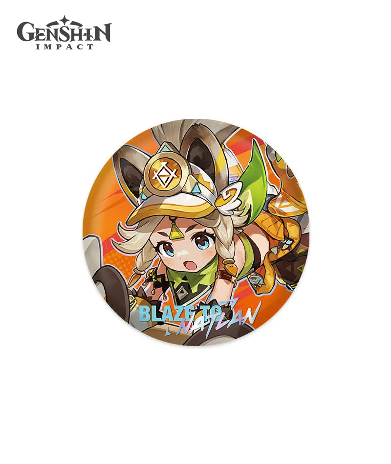 Genshin Impact Blaze to Natlan Series Badge Folder Merch