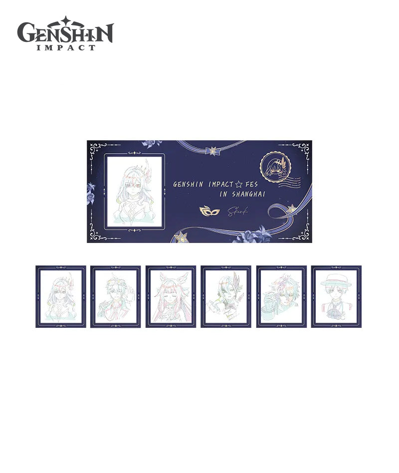 [Official Merch] Genshin Impact FES 2026 Gathering Original Art Film Ticket Stub Set