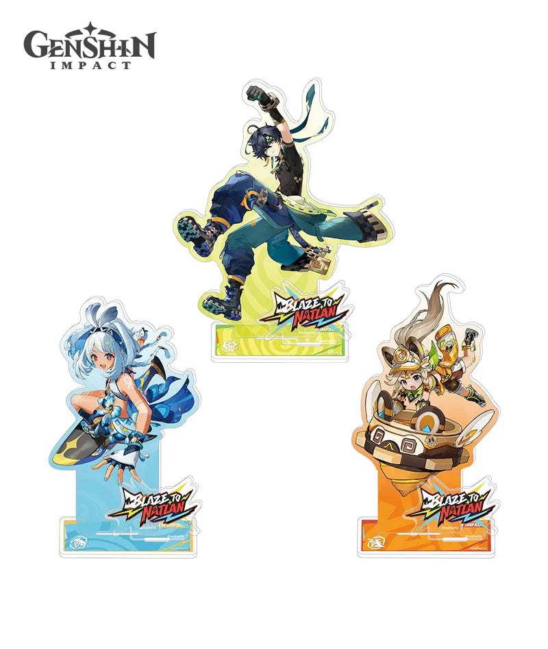 Genshin Impact Blaze to Natlan Series Badge Folder Merch