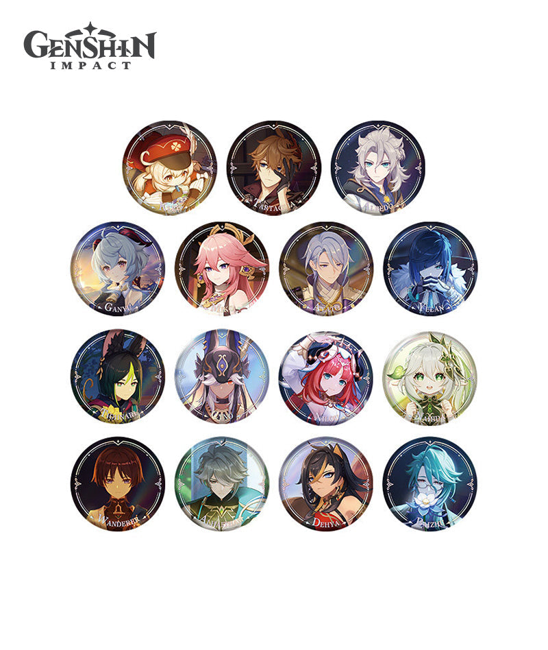 [Official Merch] Genshin Impact Character PV Series Badges