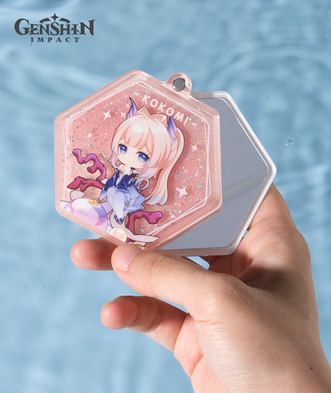 [Official Merchandise] Genshin Impact Sweet Summer Glitter Quicksand Mirror