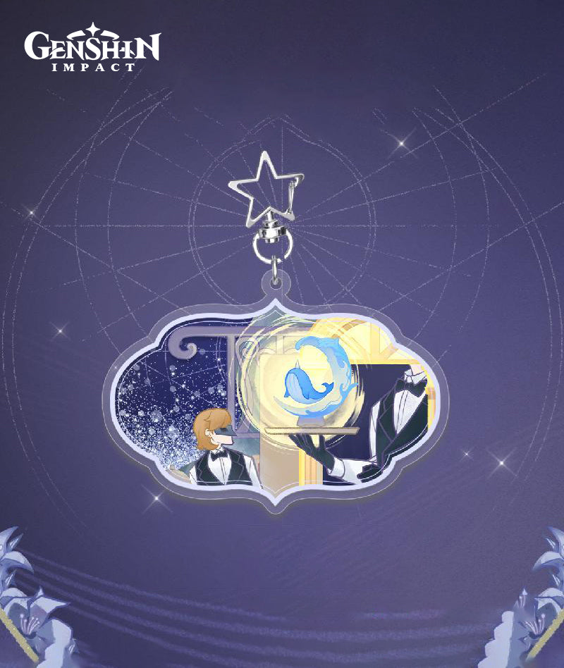 Genshin Impact FES 2026 × Alipay Glitter Acrylic Keychain