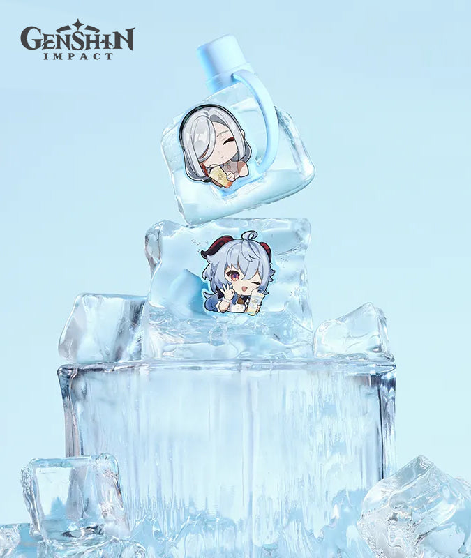 HeyTea x Genshin Impact Collab Tumbler & Cryo Slime Ice Mold Set