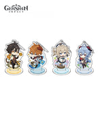 [Official Merchandise] Genshin Impact Destined Courtesy Series: Pillow, Badge & Hangable Stand
