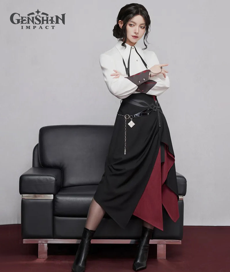 [Official Merch] Genshin Arlecchino Impression Series Asymmetrical Skirt