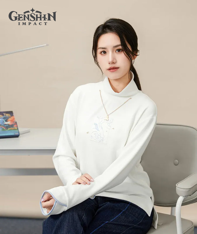 [Official Merchandise] Ganyu Theme Clothing Impression Series Mock Neck Sweater