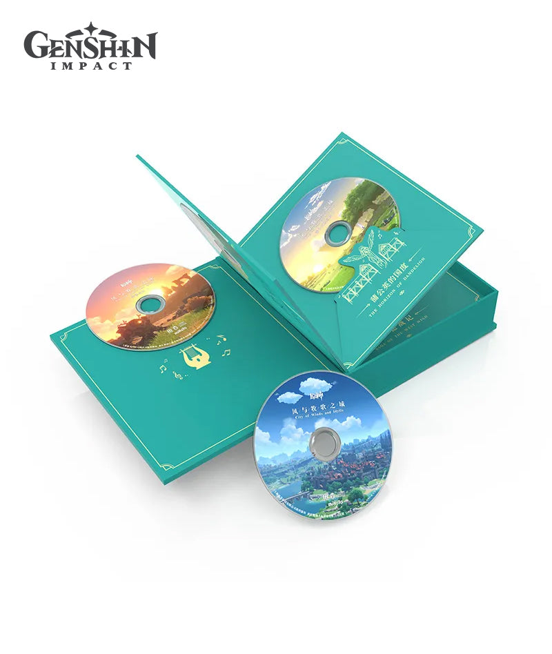 [Official Merchandise] Genshin Impact City of Winds and Idylls Mondstadt Original Soundtrack CD Box Set