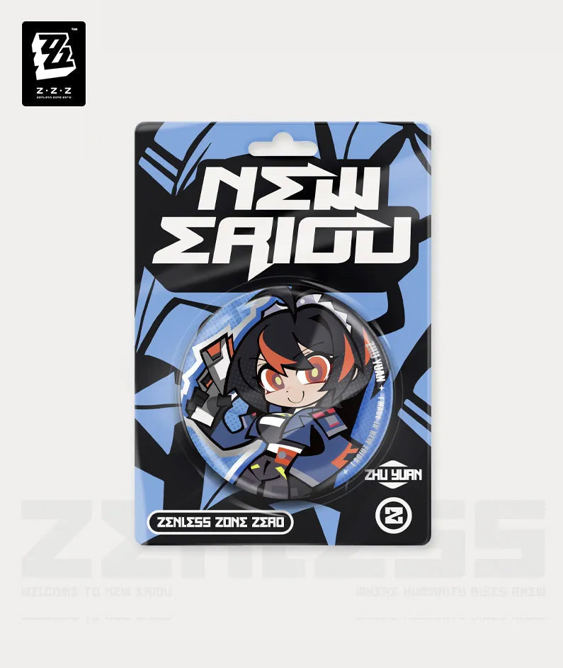 [Official Merchandise] Zenless Zone Zero New Eridu Series NEPS Chibi Tinplate Badge