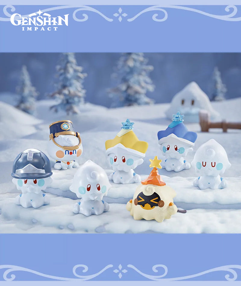 Genshin Impact Snezhnaya Jack Frost Chibi Figure Blind Box