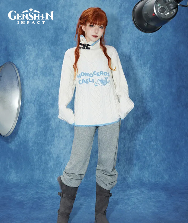[Official Merch] Genshin Impact Tartaglia Theme Impression Knitted Sweater