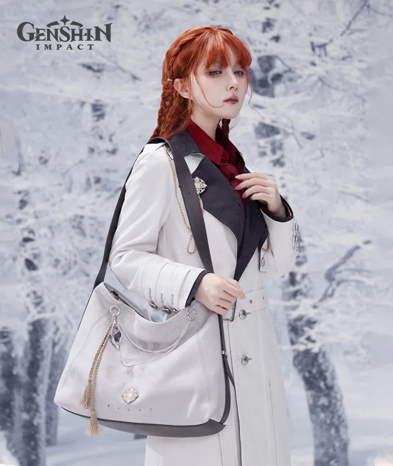 [Official Merch] Genshin Impact Frost and Flame Series Fatui Harbingers Shoulder Bag