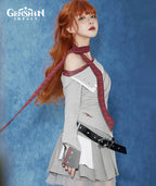[Official Merch] Tartaglia Theme Impression One-Shoulder Long Sleeve Knit Top