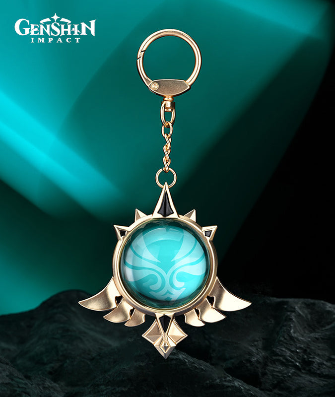 [Official Merchandise] Genshin Impact Theme Vision Keychain Charm
