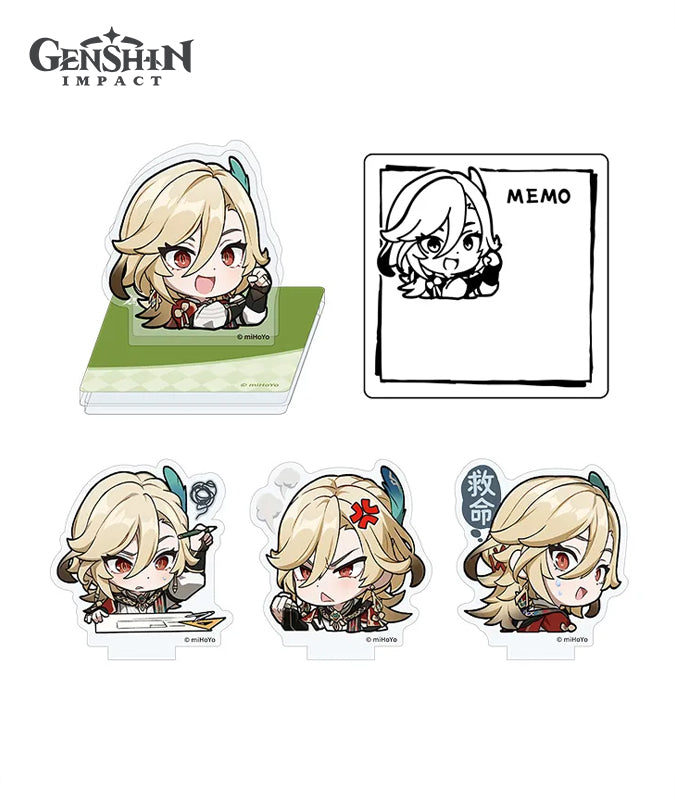 Genshin Impact Chibi Expression Calendar Stamp Ornament Tighnari Cyno