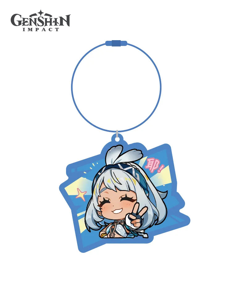 [Official Merchandise] Genshin Impact Natlan Chibi Character Expression Series Acrylic Keychain