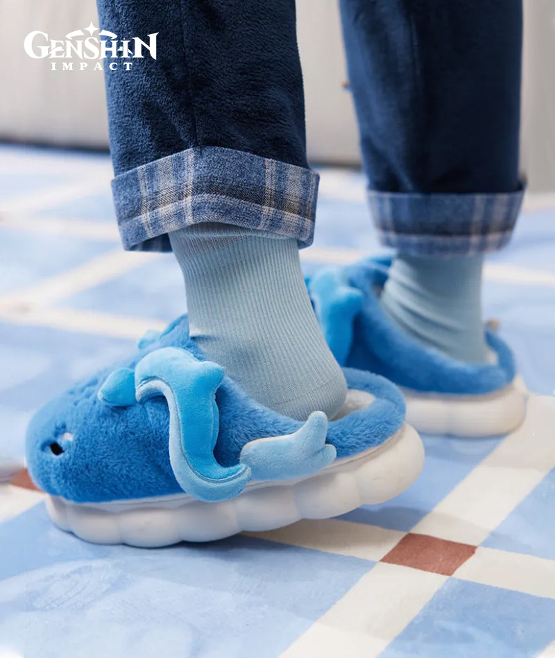 [Official Merch] Genshin Impact Neuvillette Impression Plush Slippers
