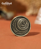 [Official Merch] Genshin Impact Flins Decision Coin Pendant Necklace Set