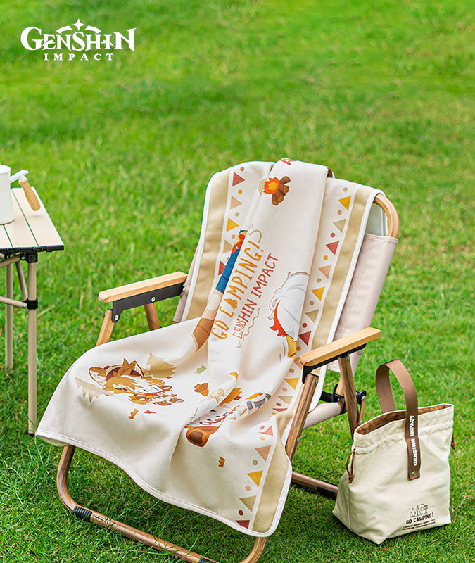 [Official Merchandise] Genshin Impact Go Camping! Series Plush Blanket