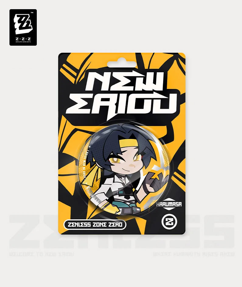 [Official Merchandise] Zenless Zone Zero New Eridu Series Section 6 Chibi Tinplate Badges