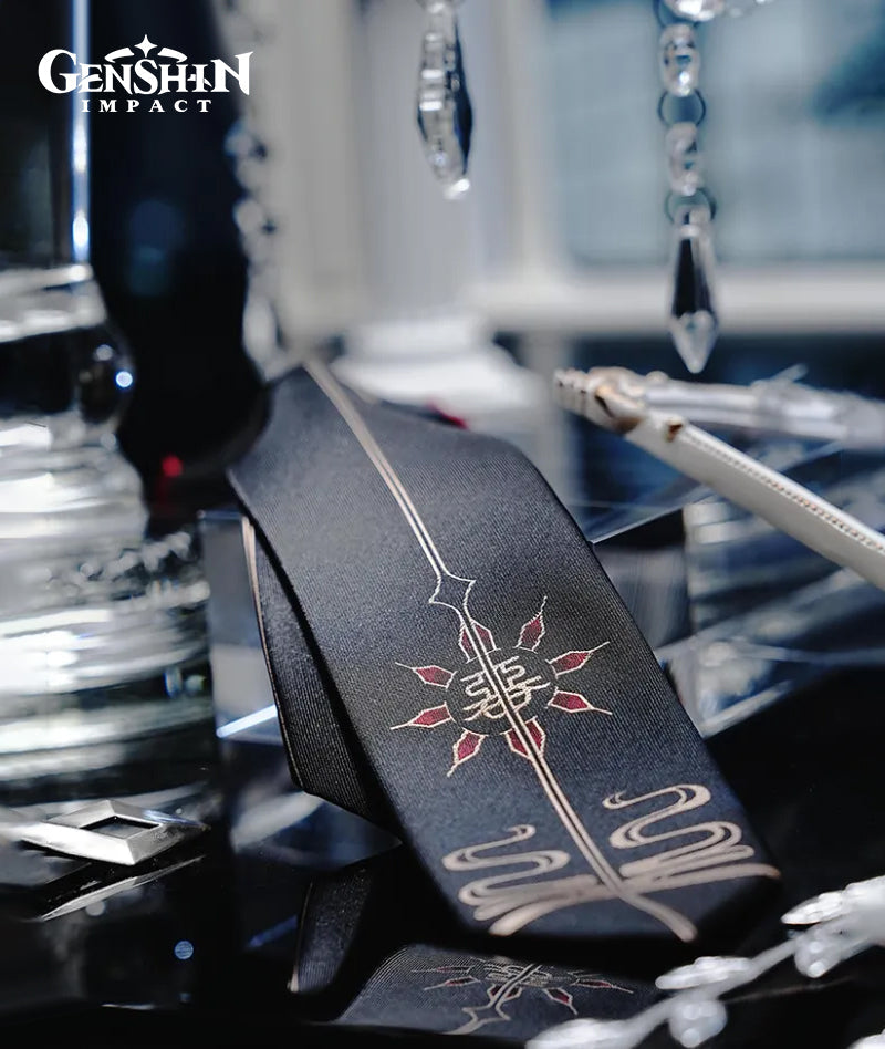 [Official Merch] Genshin Impact Frost and Flame Series Fatui Harbingers Tie
