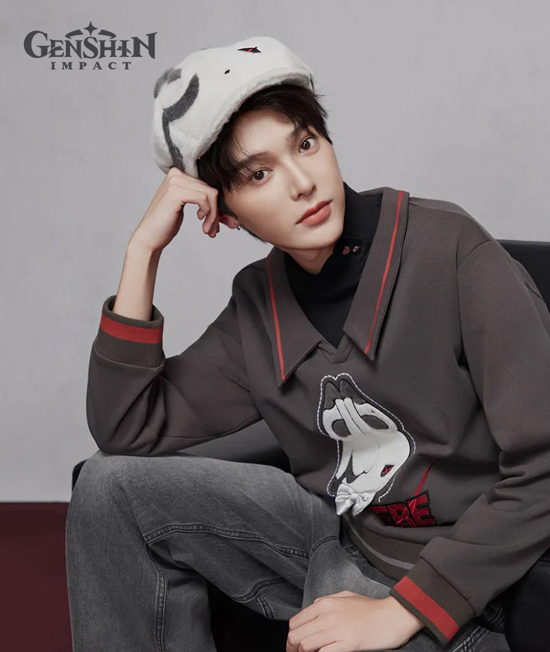 [Official Merch] Genshin Arlecchino Impression Series Plush Bunny Beret