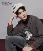 [Official Merch] Genshin Arlecchino Impression Series Plush Bunny Beret