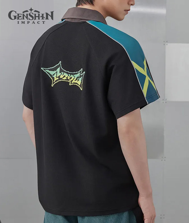 [Official Merchandise] Kinich Theme Impression Clothing Short-Sleeve Polo Shirt