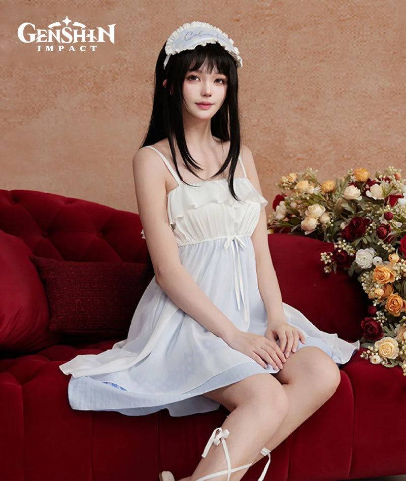 [Official Merch] Genshin Impact Columbina Nightgown with Sleep Mask
