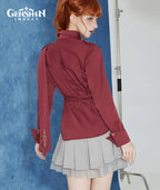 [Official Merch] Genshin Impact Tartaglia Theme Impression Long Sleeve Blouse