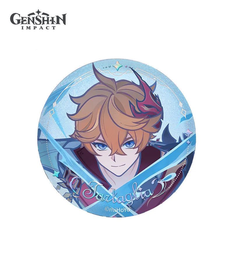 [Official Merch] Genshin Impact Skirk & Childe Badges