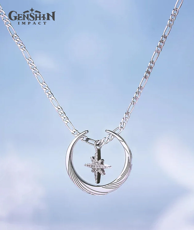 [Official Merch] Genshin Impact Columbina Impression Ring & Necklace Set