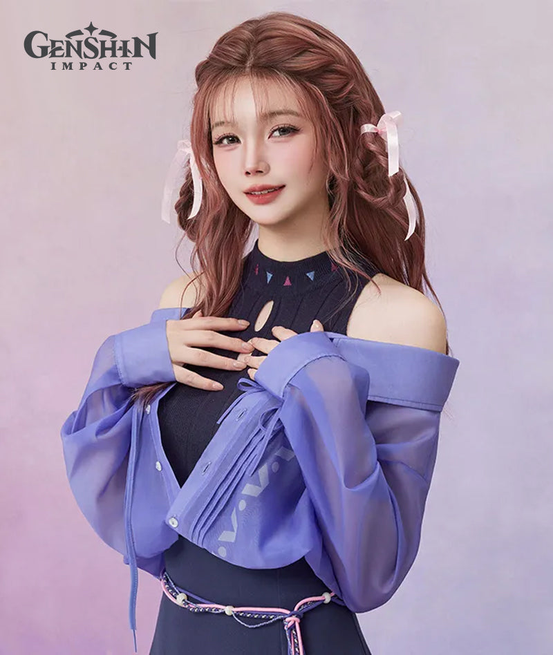 [Official Merch] Genshin Impact Citlali Impression Shirt & Knit Set