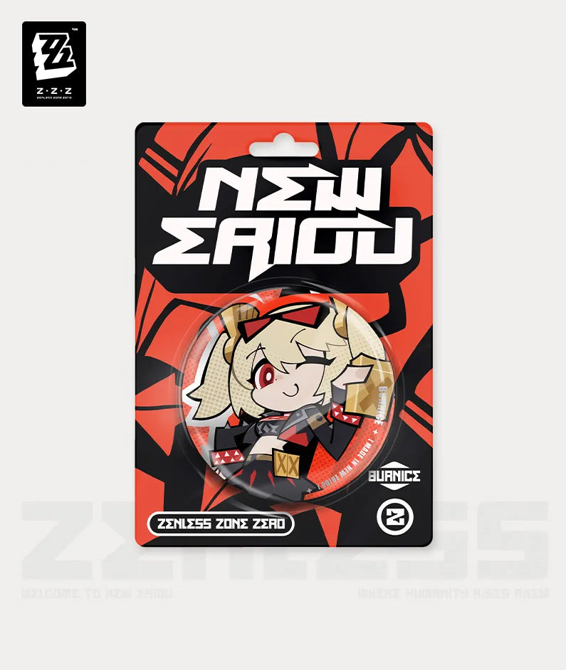 [Official Merchandise] Zenless Zone Zero New Eridu Series Sons of Calydon Chibi Tinplate Badges