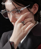 [Official Merch] Genshin Arlecchino Impression Series Necklace and Ring Set