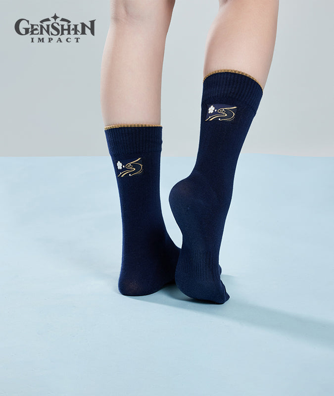 [Official Merchandise] Kamisato Ayaka Impression Clothing Mid-Calf Socks 3 Styles