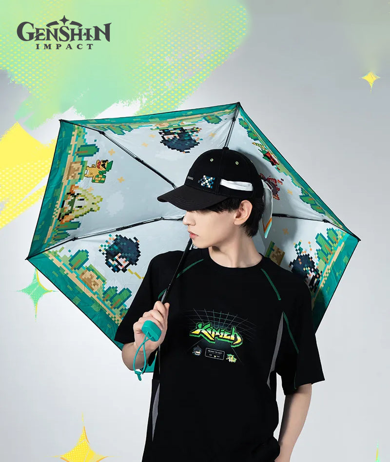 [Official Merchandise] Genshin Impact Flames and Mountains Kinich Impression Sun Umbrella