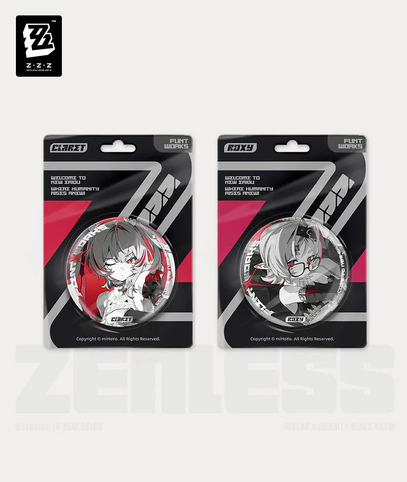 Zenless Zone Zero Cinema Flint Workshop Reflective Badge