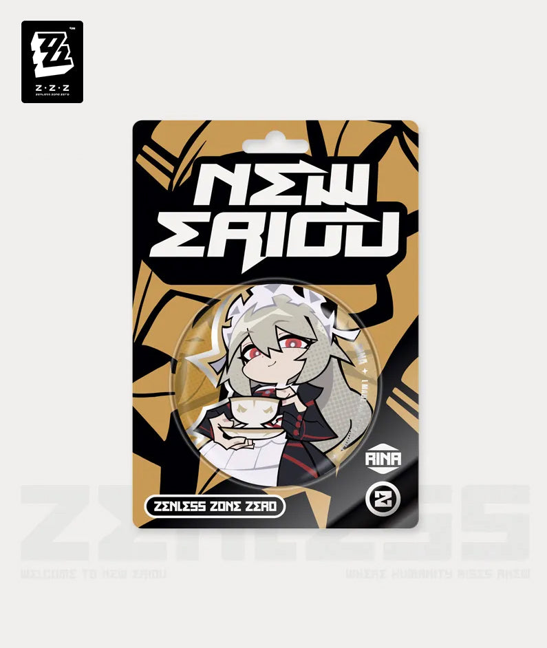 [Official Merchandise] Zenless Zone Zero New Eridu Series Victoria Housekeeping Chibi Tinplate Badges