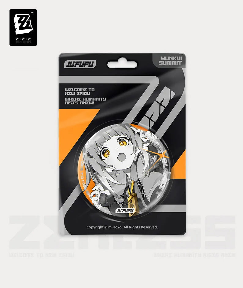 [Official Merchandise] Zenless Zone Zero Mindscape Cinema Art Yunkui Summit Characters Reflective Badge