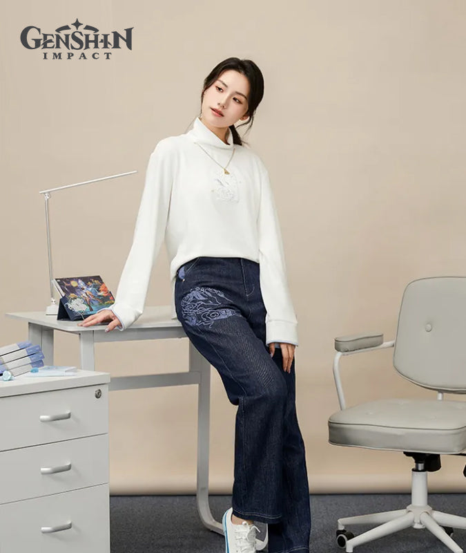 [Official Merchandise] Ganyu Theme Clothing Impression Series Jeans