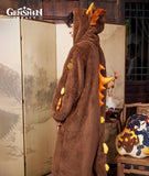 [Official Merchandise] Zhongli Impression Series Rex Lapis Dragon Plush House Robe & Sleep Mask