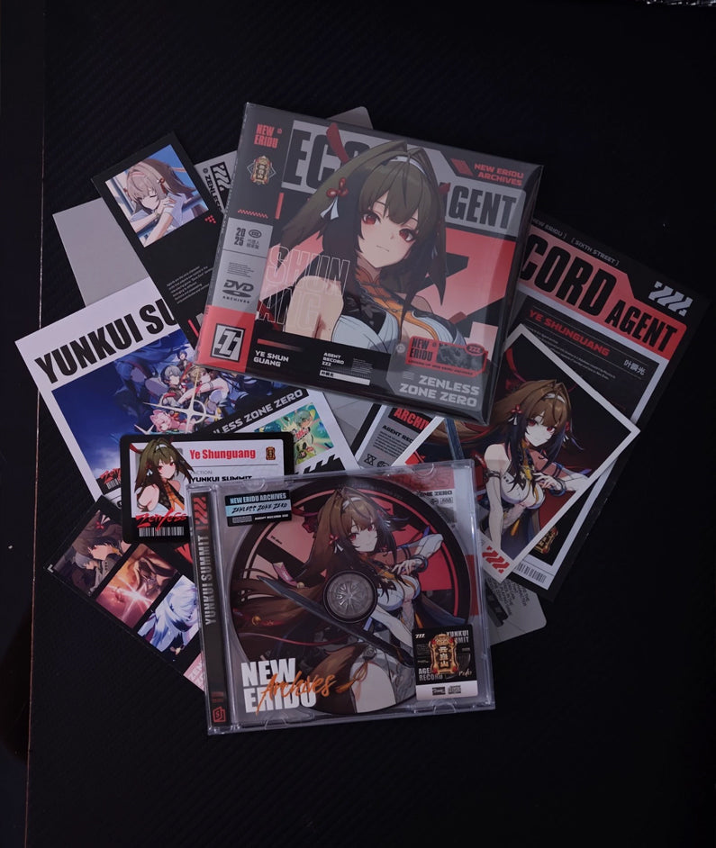 Zenless Zone Zero Yunkui Summit Character CD & DVD Disc Collectible Set