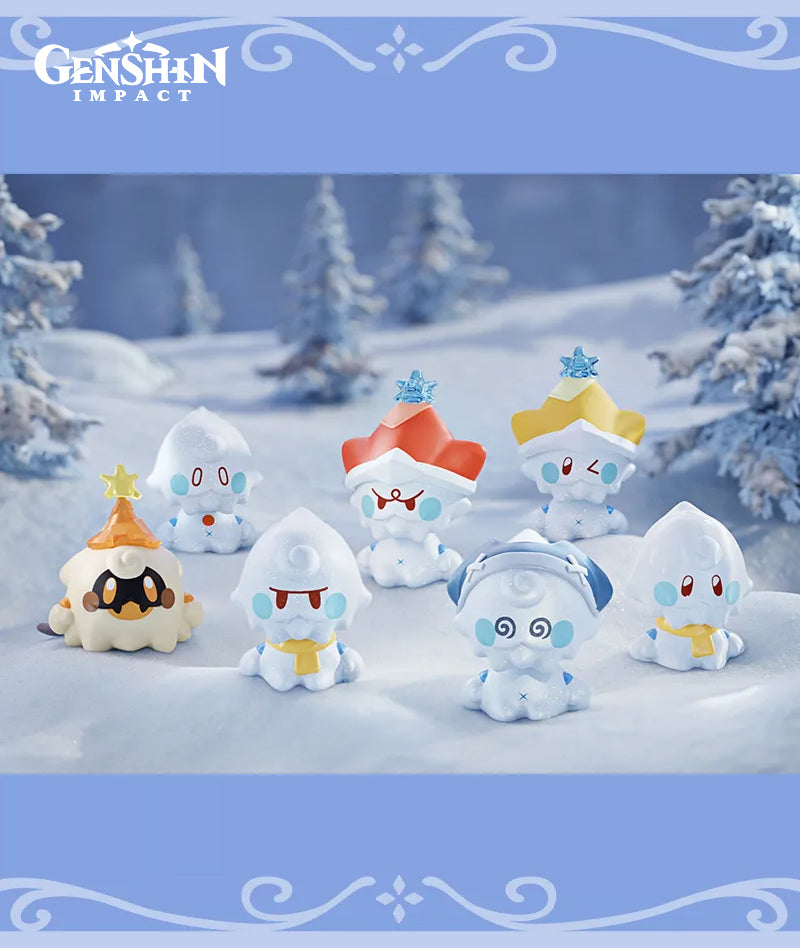 Genshin Impact Snezhnaya Jack Frost Chibi Figure Blind Box