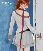 [Official Merch] Tartaglia Theme Impression One-Shoulder Long Sleeve Knit Top
