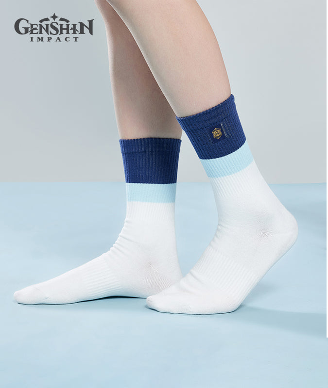 [Official Merchandise] Kamisato Ayaka Impression Clothing Mid-Calf Socks 3 Styles